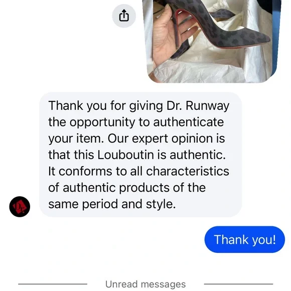 NIB Christian Louboutin Pigalle Follies 100 Nylon Reflex Leo, size 36.5 - Picture 7 of 7